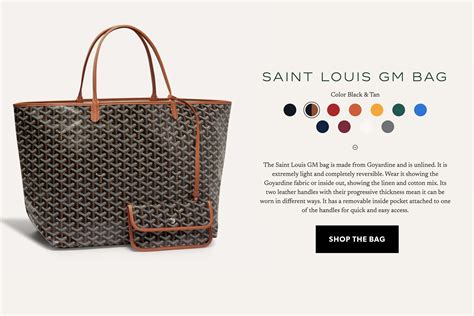 goyard bag leather type|goyard most expensive bag.